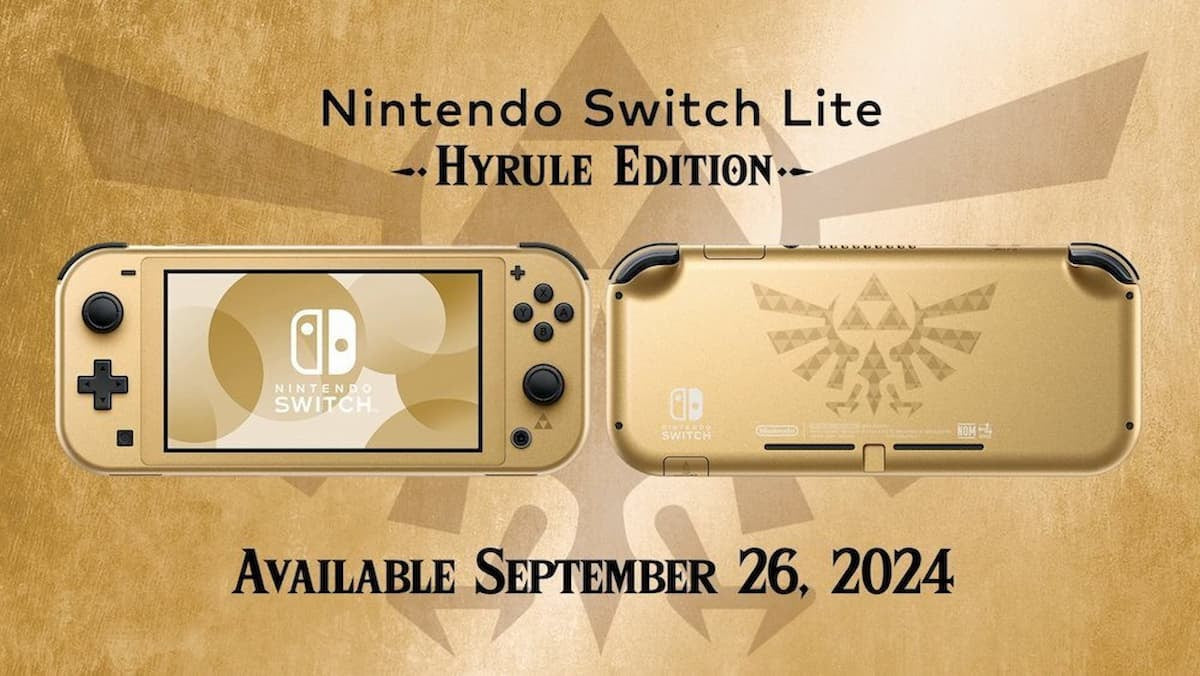 Nintendo Switch Nintendo Switch Lite Hyrule Edition Consola Nintendo Switch Lite Edición Especial Zelda Hyrule +