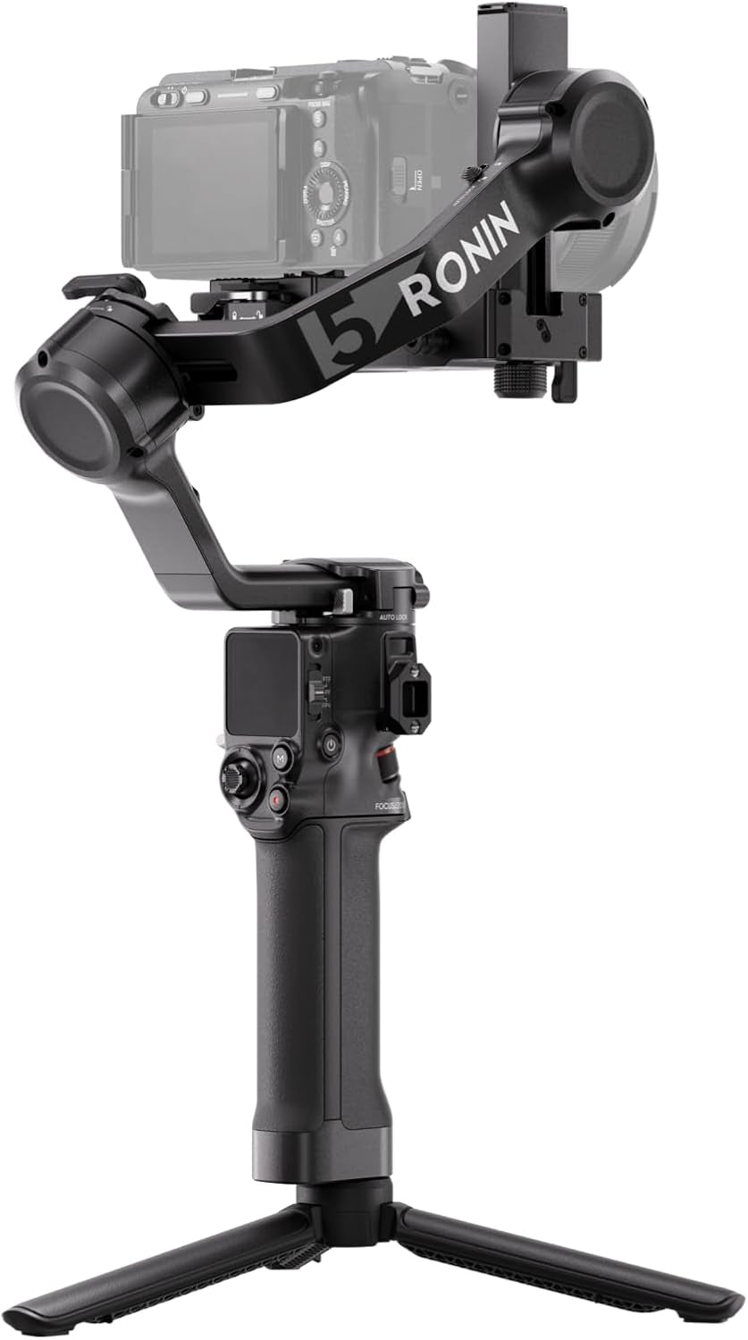 RS 4, 3-Axis Gimbal Stabilizer for DSLR and Mirrorless Cameras Canon/Sony/Panasonic/Nikon/Fujifilm, 2Nd-Gen Native Vertical Shooting, 2-Mode Switch Joystick, Teflon Axis Arms, Camera Gimbal