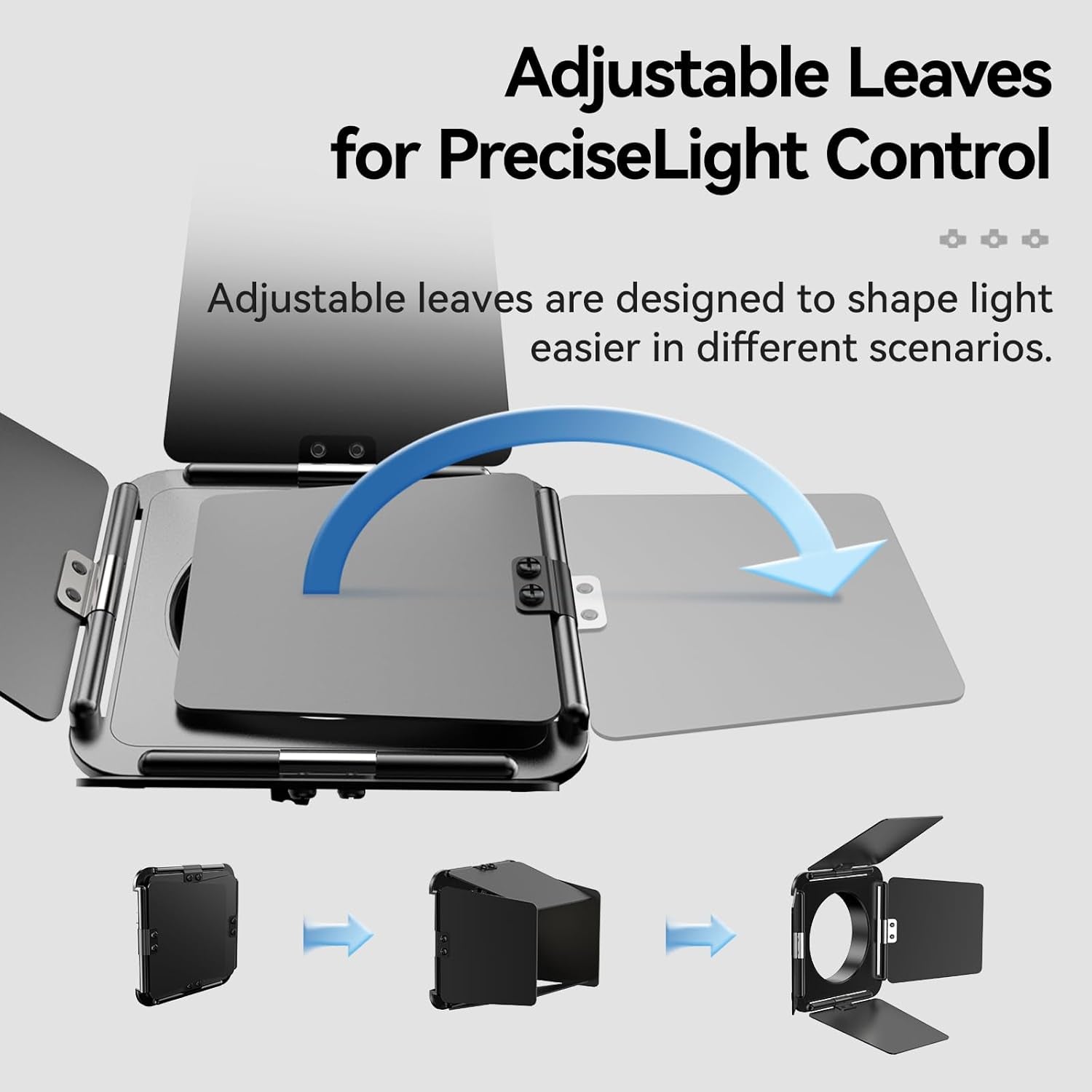 Four-Leaf Light Baffle for Ulanzi LT028 40W COB Light