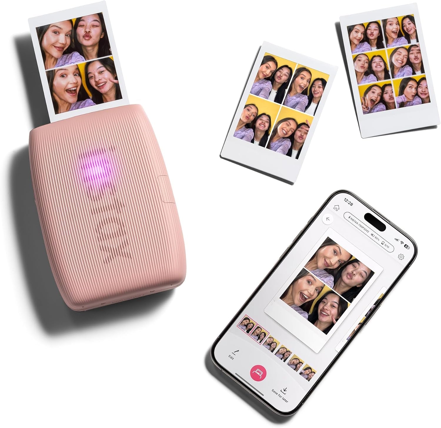 Instax Mini Link 3 Smartphone Printer - Rose Pink