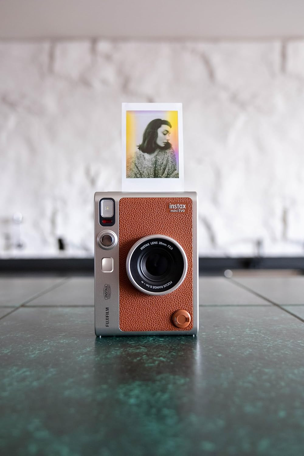 Instax Mini EVO Instant Camera - Brown