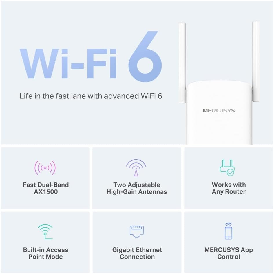 AX1500 WI-FI 6 Range Extender