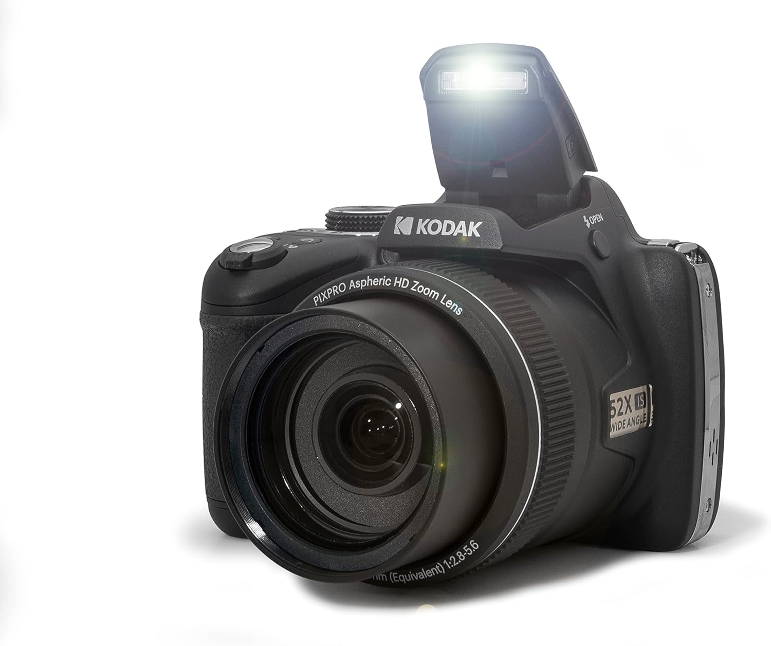 PIXPRO Astro Zoom AZ528-BK 16 MP Digital Camera with 52X Optical Zoom 24Mm Wide Angle Lens 6 Fps Burst Shooting 1080P Full HD Video Wi-Fi Connectivity and a 3" LCD Screen (Black)