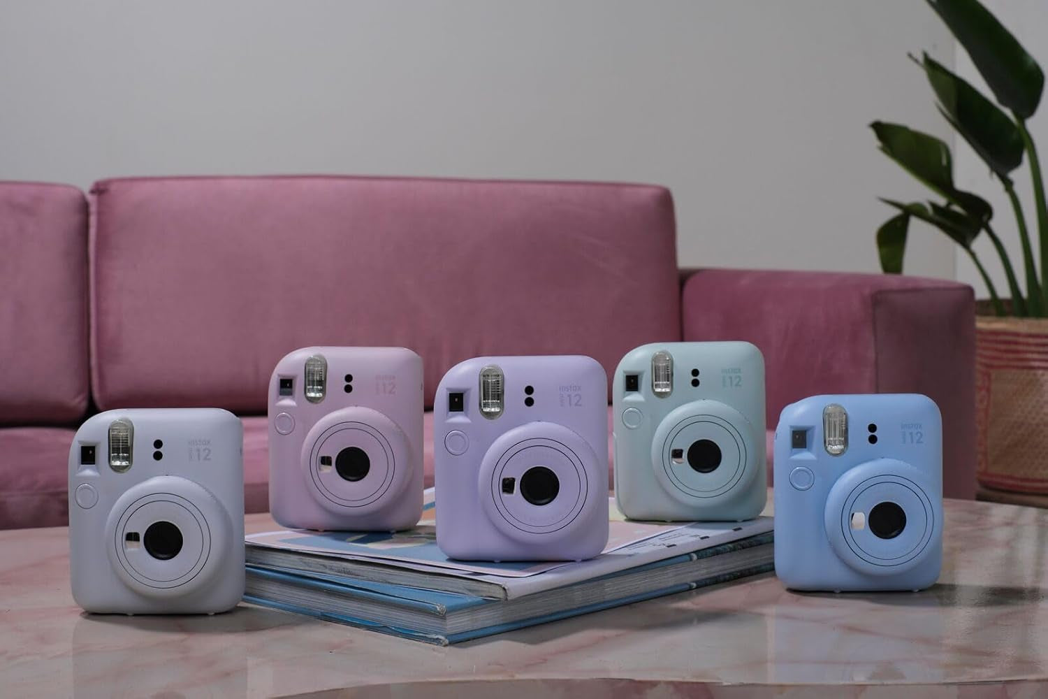 Instax Mini 12 Instant Film Camera - Pastel Blue