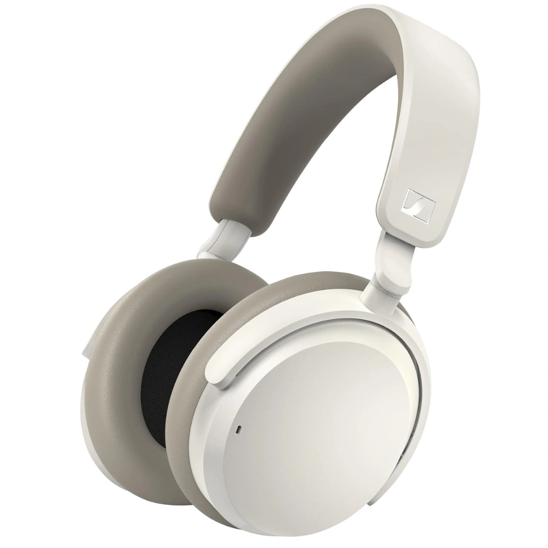 Sennheiser ACCENTUM plus Wireless Auriculares Con Bluetooth - Audio Función De Carga Rápida, Autonomía De 50 Horas Y Cancelación De Ruido Activa Híbrida Adaptativa - Blanco