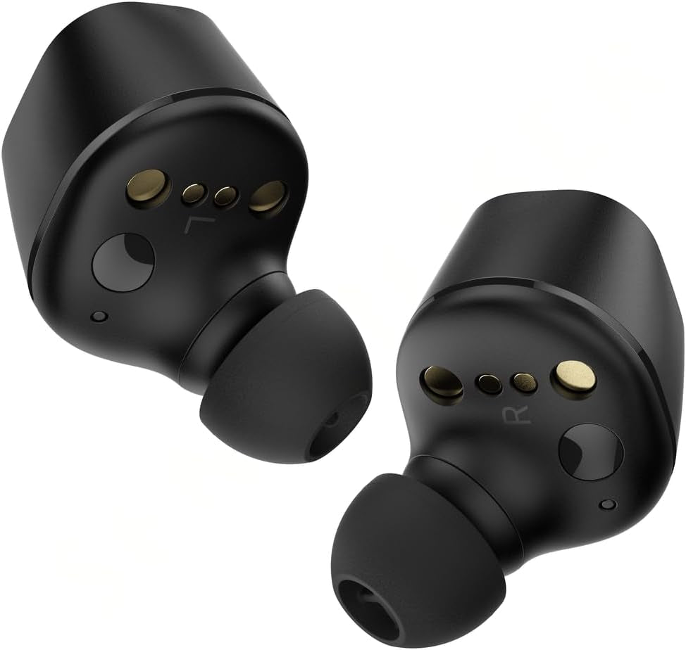 Sennheiser Auriculares CX plus True Wireless Intraaurales, Bluetooth Con Cancelación Activa De Ruido, Controles Táctiles Personalizables, IPX4 Y Batería De 24 Horas De Duración, Negro