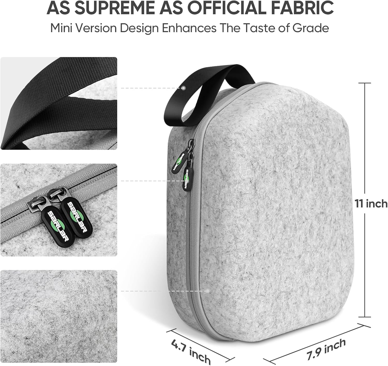 Hard Carrying Case Compatible with Meta Quest 3S/Quest 3/Oculus Quest 2/Vision Pro Official Original/Elite Strap VR Headset and Controller Accessories, Suitable for Travel and Home Storage