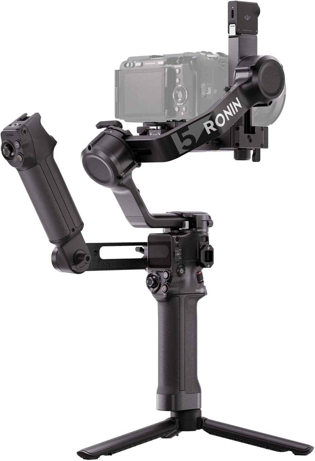 RS 4, 3-Axis Gimbal Stabilizer for DSLR and Mirrorless Cameras Canon/Sony/Panasonic/Nikon/Fujifilm, 2Nd-Gen Native Vertical Shooting, 2-Mode Switch Joystick, Teflon Axis Arms, Camera Gimbal