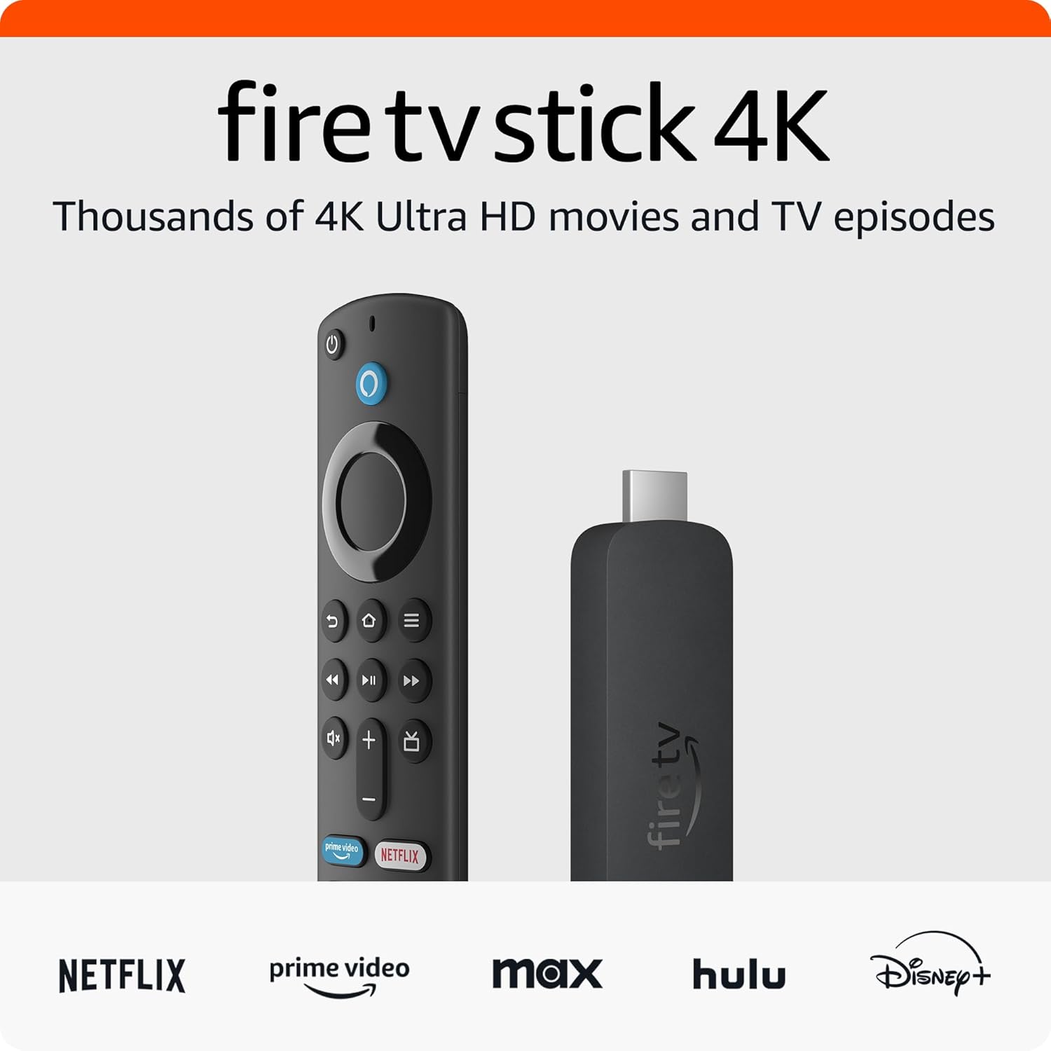Amazon Fire TV Stick 4K (modelo más reciente), con búsqueda de Fire TV con IA, Wi-Fi 6, streaming de más de 1.8 millones de películas y series, TV en vivo y gratis