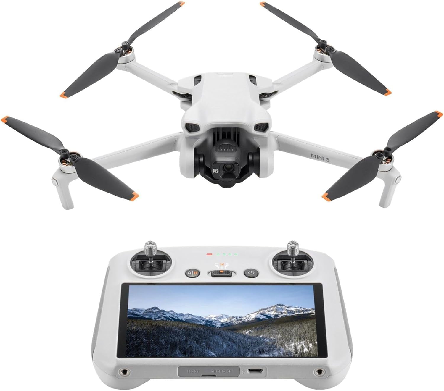 Mini 3, Drones with Camera for Adults 4K, 38-Min Flight Time, up to 32800Ft (10Km) Video Transmission, True Vertical Shooting, GPS Auto Return Integrated, Mini Drone with Camera for Beginners