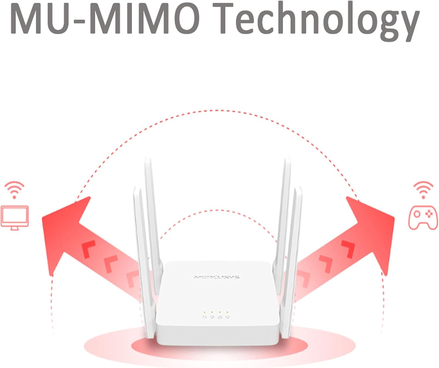 AC10, AC1200 Mbps MU-MIMO, Beamforming, All-In-One ( Router, Access Point, Range Extender) Modes, Easy to Setup with Mobile App, Dual-Band Wi-Fi 5 Router