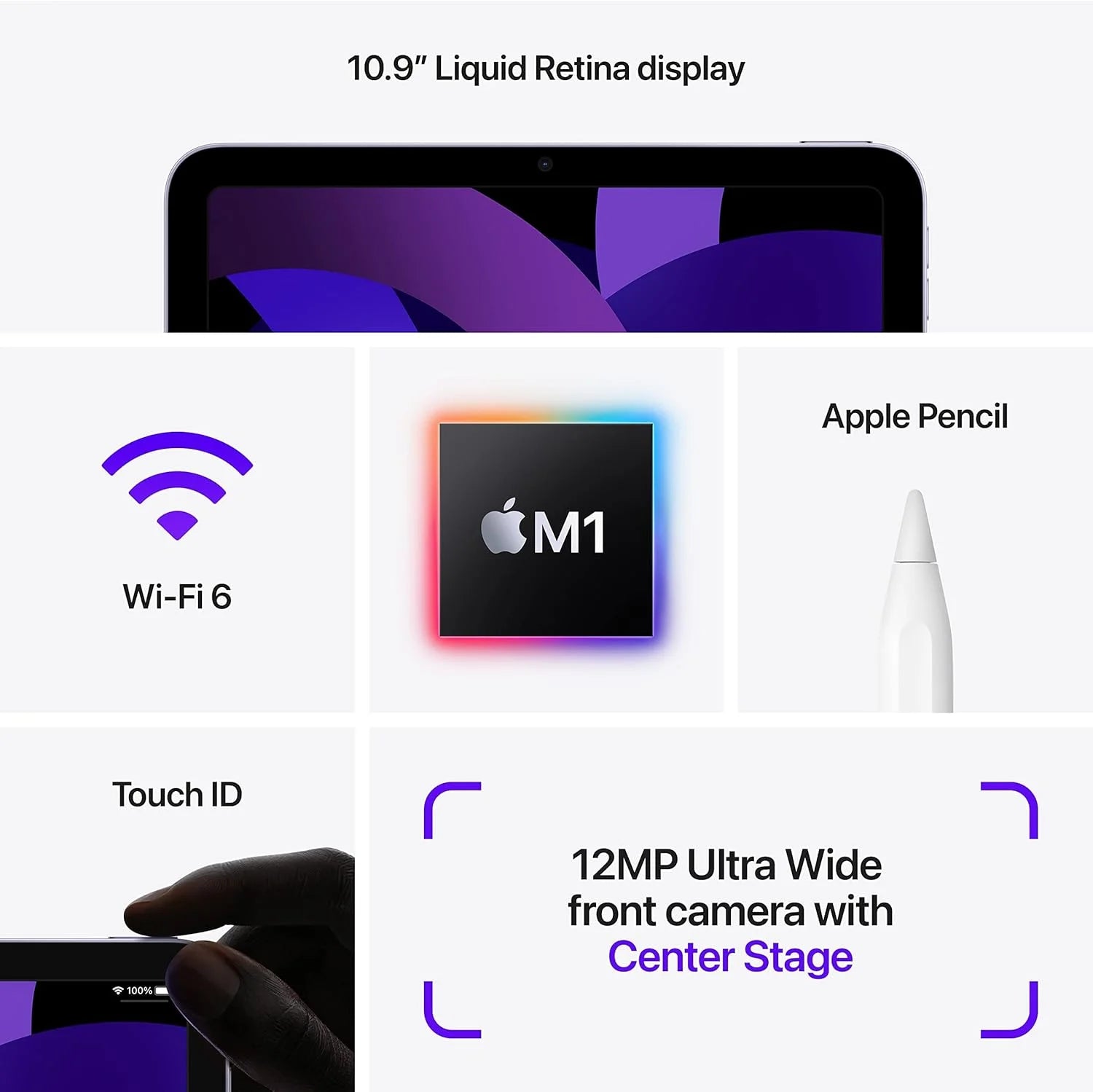 Apple iPad Air 10.9" (5ª Gen, 2022, M1)