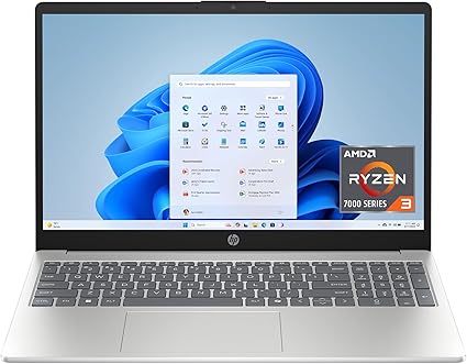 HP Portátil 15-fc0099nr Ryzen 3 7320U 8 GB RAM/SSD de 128 GB