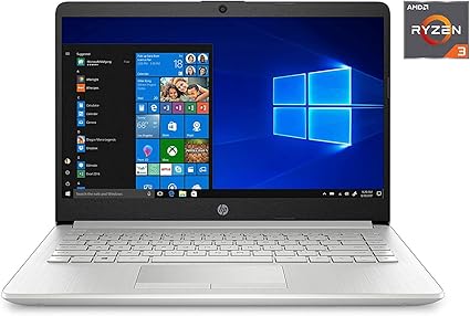 HP Laptop 14" Táctil - AMD Ryzen 3, 8GB RAM y Conectividad Total