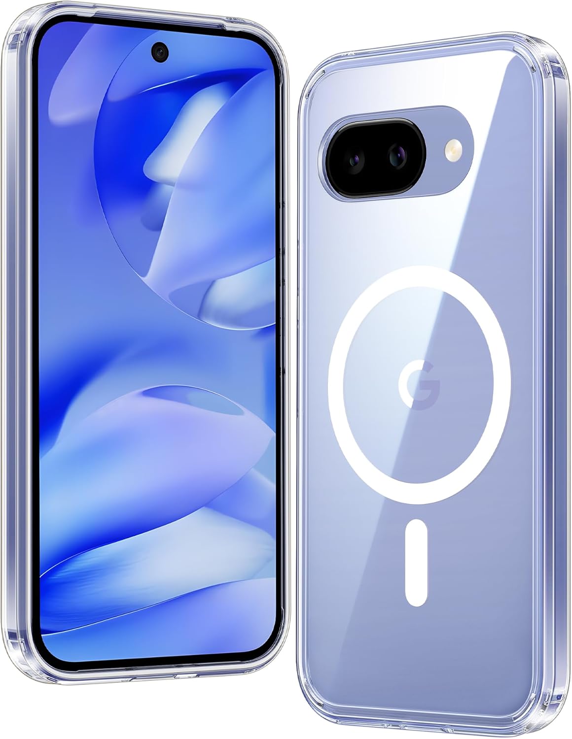 Funda para Google Pixel 10: Funda para Pixel 10 Pro, Google 9/9 Pro, transparente, delgada y resistente, anticaídas, antigolpes y antiarañazos, transparente.