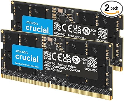 Kit Memoria RAM Crucial 32GB (2x16GB)