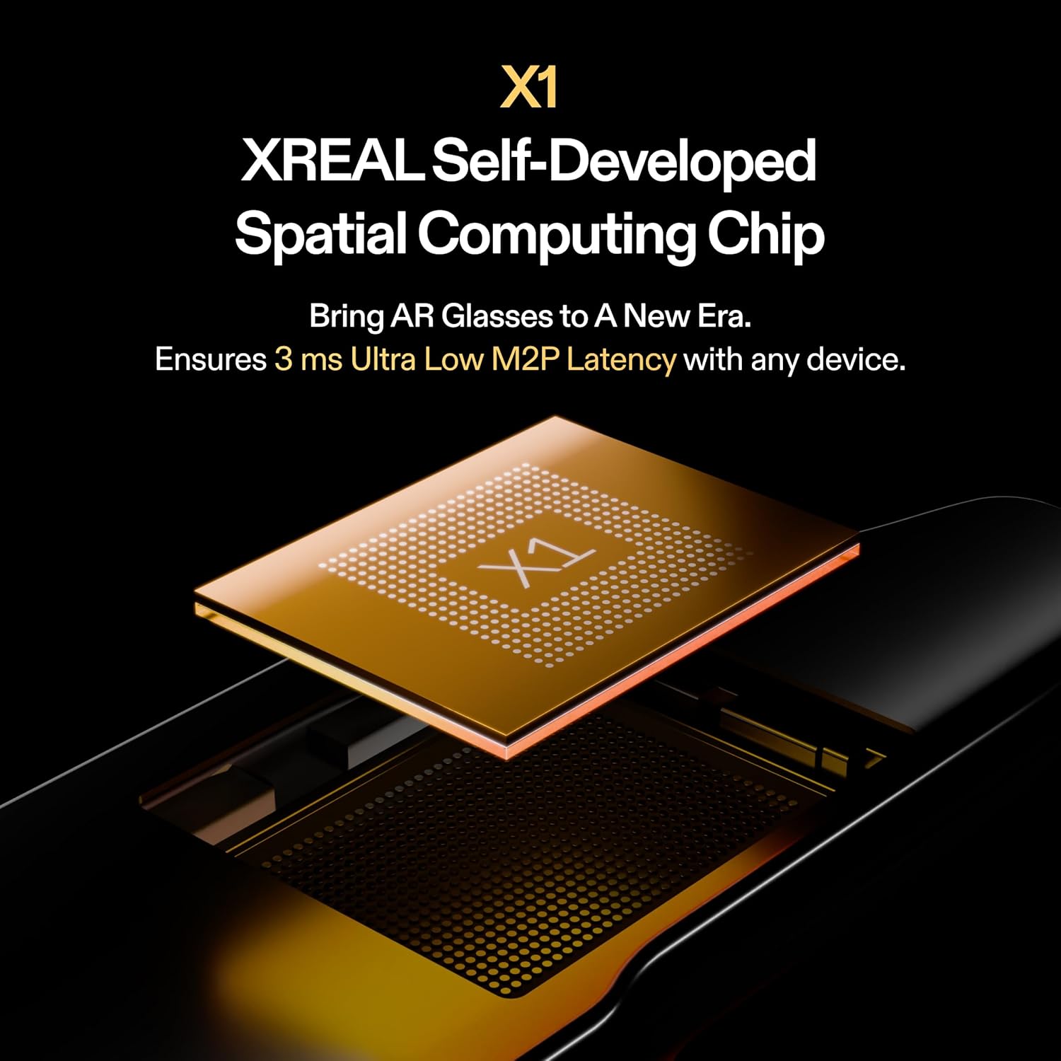 XREAL - Lentes AR ONE Pantalla Virtual 147" Micro-OLED con Chip X1 y Sonido Bose
