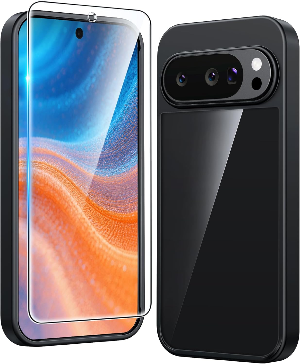 Funda para Google Pixel 10: Funda para Pixel 10 Pro, Google 9/9 Pro, transparente, delgada y resistente, anticaídas, antigolpes y antiarañazos, transparente.