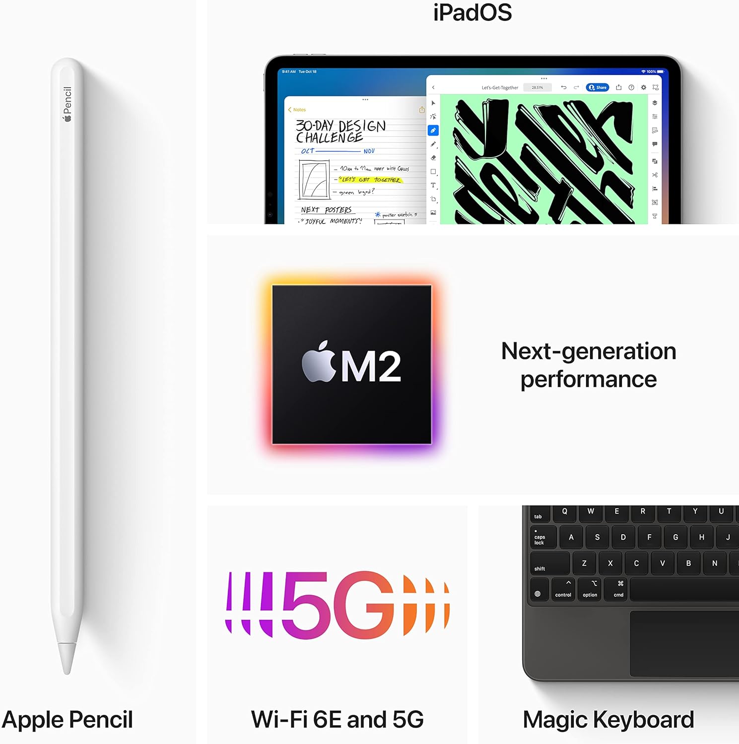 Apple iPad Pro 12.9" (6ª Gen, 2022, M2)