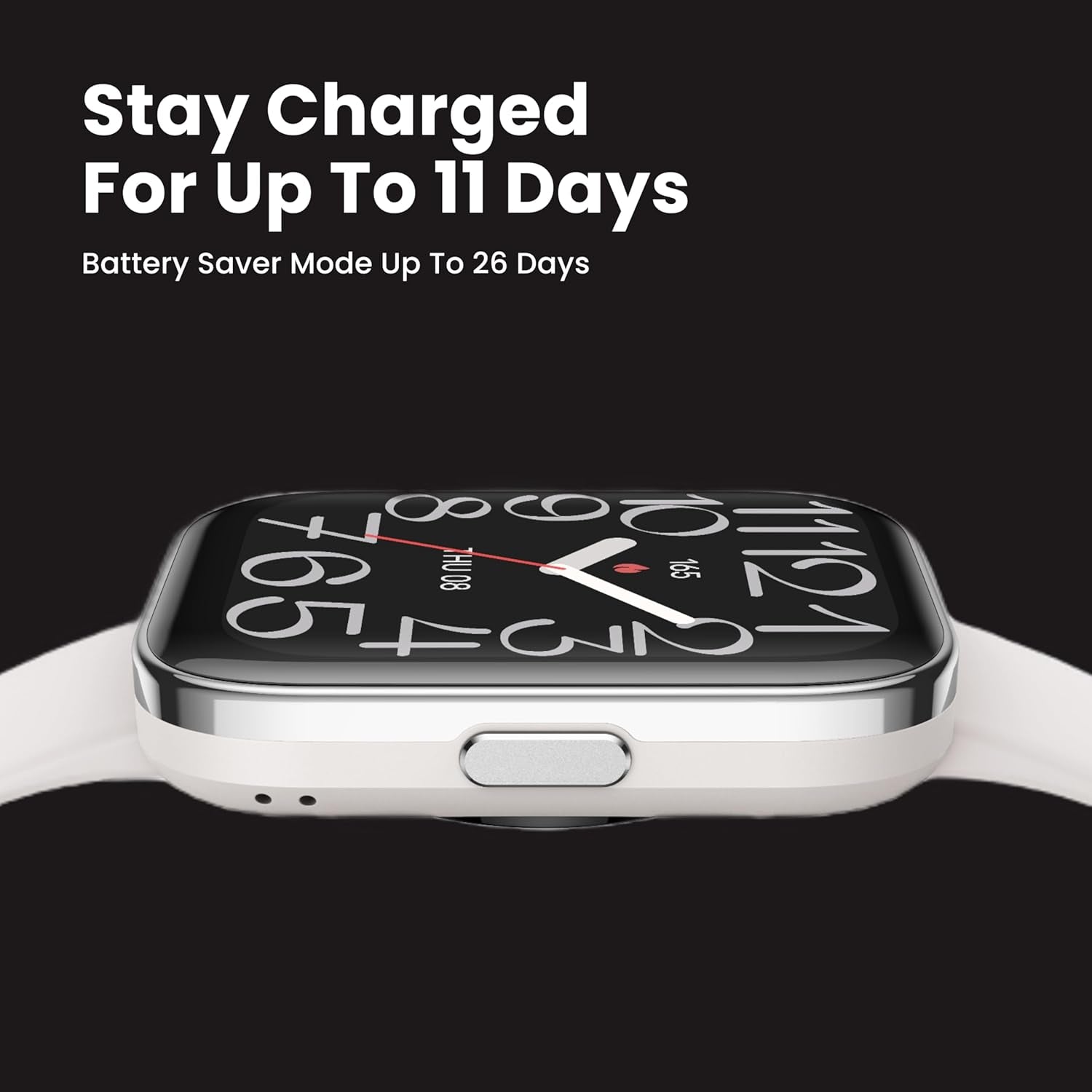 Bip 5 Unity Smart Watch 46Mm, 11-Day Battery, Fitness Activity Tracker with 120+ Sports Modes, Heart Rate & Sleep Monitor, Customizable Watch Faces, for Android & Iphone, Pink