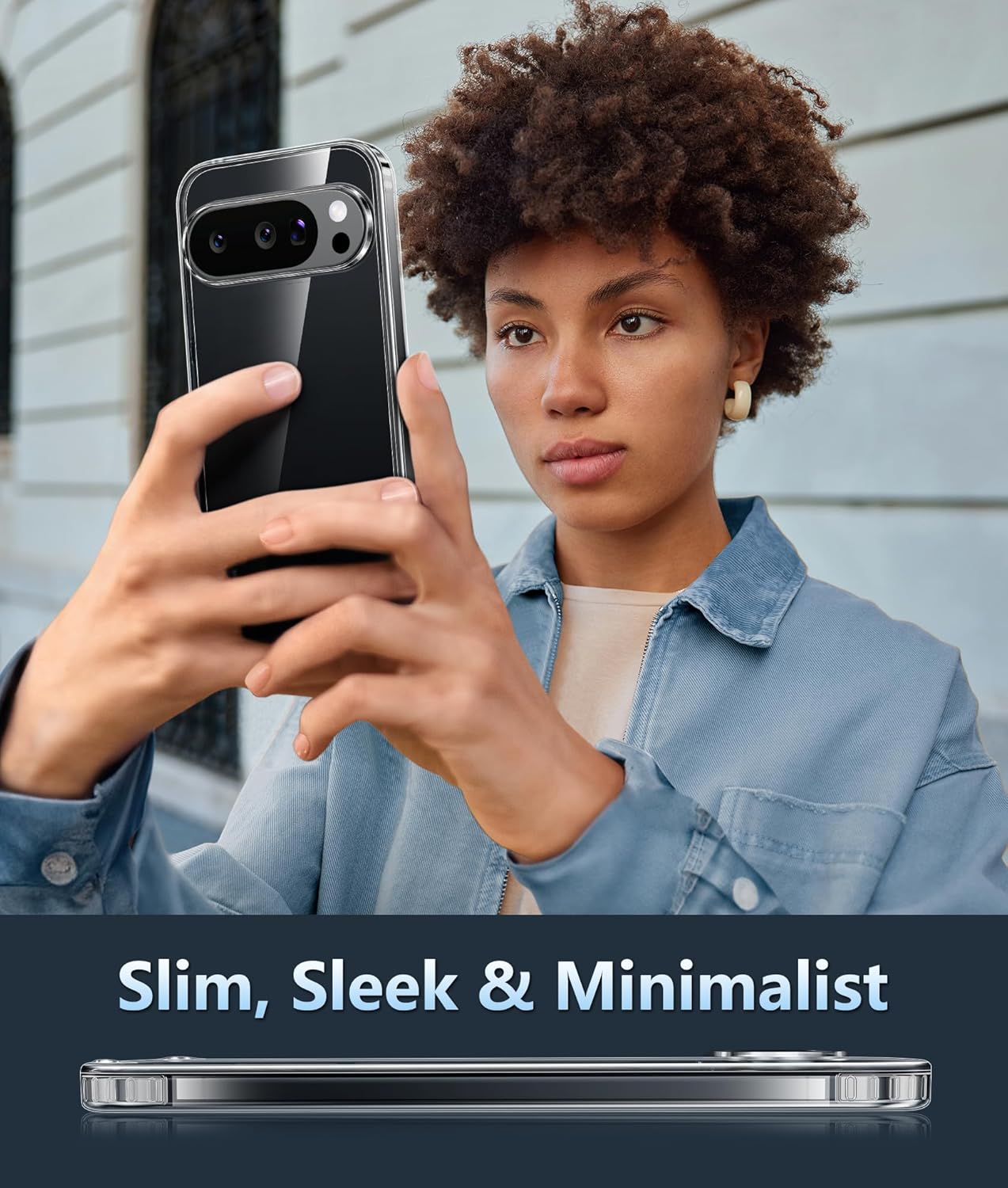 Funda para Google Pixel 10: Funda para Pixel 10 Pro, Google 9/9 Pro, transparente, delgada y resistente, anticaídas, antigolpes y antiarañazos, transparente.