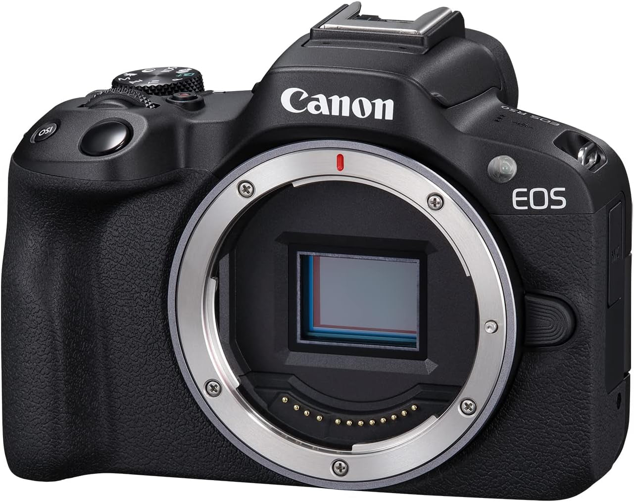 EOS R50 Mirrorless Vlogging Camera (Body Only/Black), RF Mount, 24.2 MP, 4K Video, DIGIC X Image Processor, Subject Detection & Tracking, Compact, Smartphone Connection, Content Creator