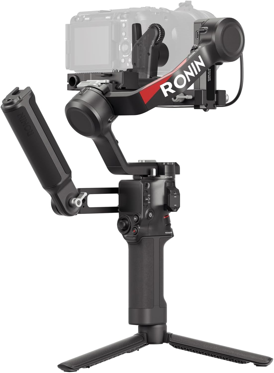 RS 4, 3-Axis Gimbal Stabilizer for DSLR and Mirrorless Cameras Canon/Sony/Panasonic/Nikon/Fujifilm, 2Nd-Gen Native Vertical Shooting, 2-Mode Switch Joystick, Teflon Axis Arms, Camera Gimbal