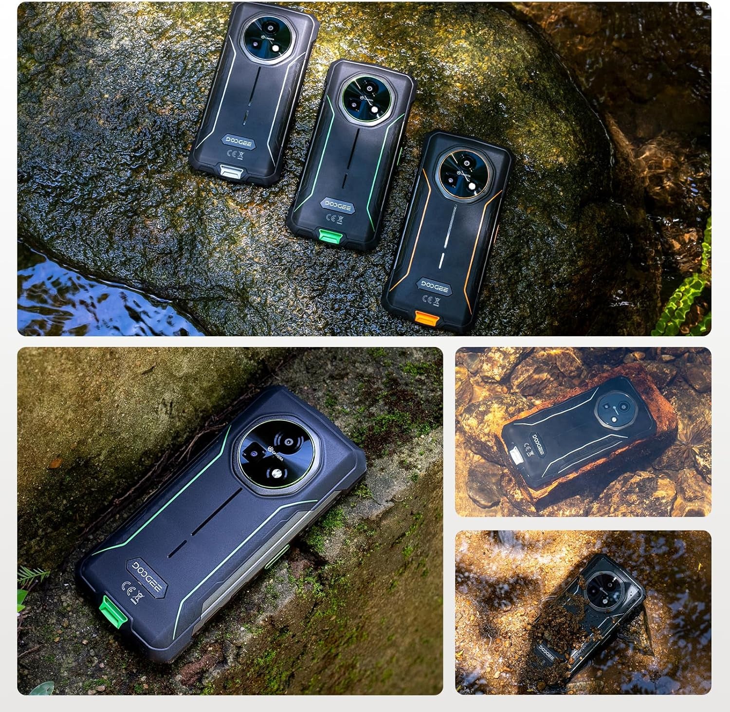 Fire 7(2025) AI 5G Rugged Phone,13000Mah/18W,Android 15 Rugged Smartphone,16Gb+256Gb/Tf 2TB,6.6" HD+ 90Hz Dimensity 6300 Gaming Phones,64Mp+16Mp,Ip68/Ip69K Waterproof,Nfc/Otg/Face ID