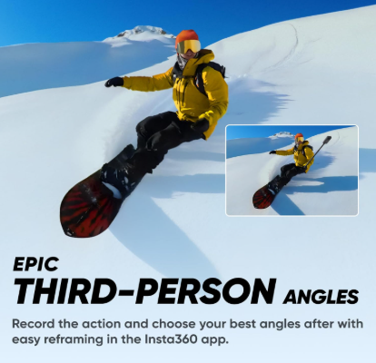 Insta360 Kit de nieve X3 (nueva versión) - Cámara de acción 360