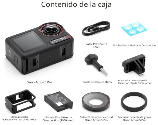 DJI Osmo Action 5 Pro - Cámara de acción