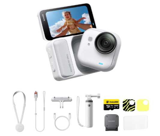 Insta360 GO Ultra - Cámara de vlogging 4K pequeña