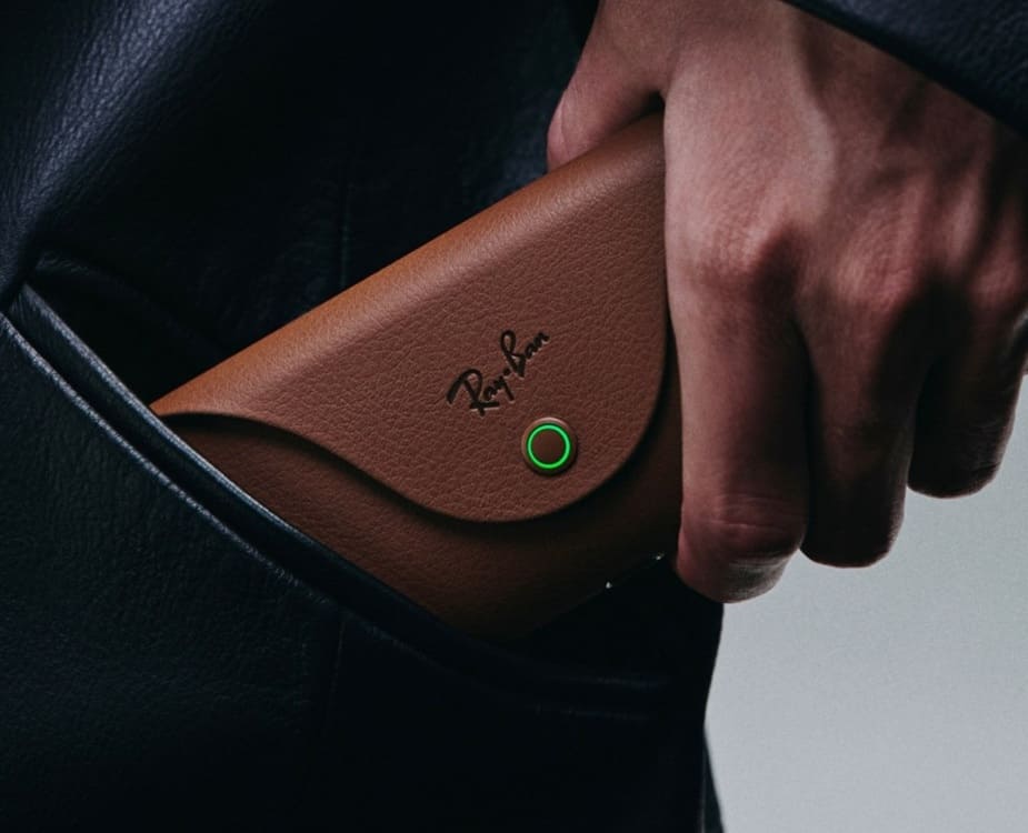 Ray Ban Meta Wayfarer | Lentes Inteligentes con Camara, Audio y Bluetooth (Gen 2) - Negro Brillante con lentes verdes