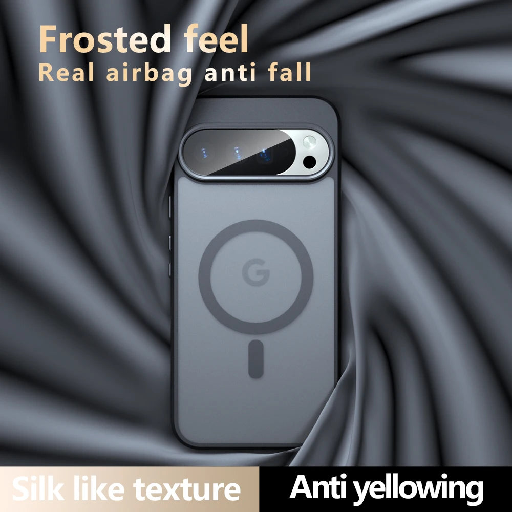 For Magsafe Magnetic Wireless Charging Case for Google Pixel 10 Pro XL Pixel10Pro XL 5G Shockproof Matte Back Cover Coque