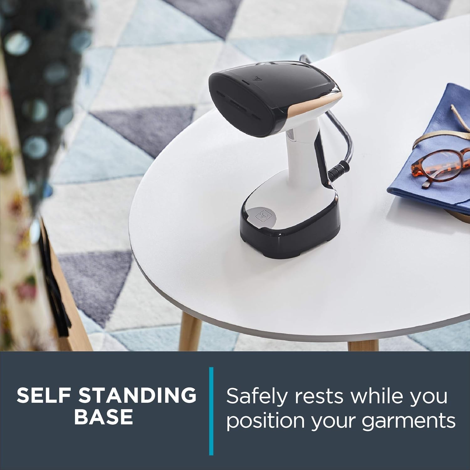 , Steamer for Clothes, Access Steam Handheld Steamer, 15 Second Heatup, 4 Ounce Capacity, 1150 Watts, Portable, Ironing, Travel Must Have, White Clothes Steamer, DR3030