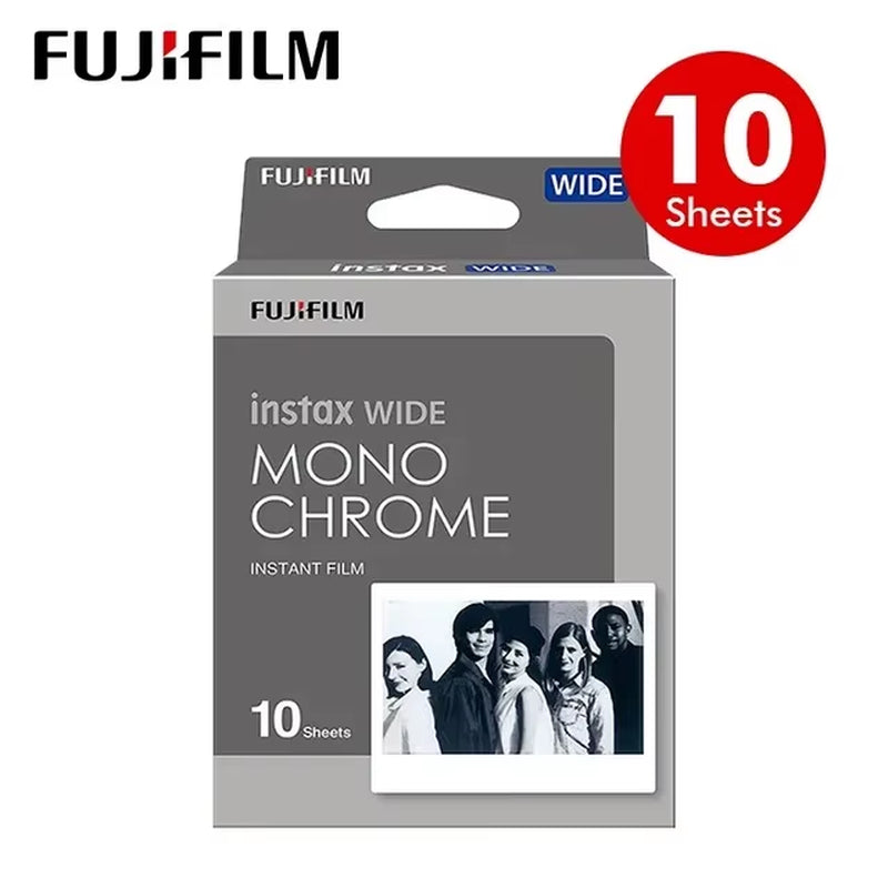 Instax Wide Film Instant White Black Edge for Fuji Camera 100 200 210 300 400 500AF Lomography Wide Link Wide+Album Set