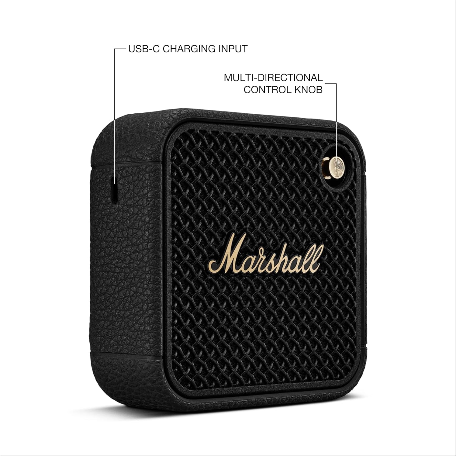 Willen II Bluetooth Portable Speaker - Black & Brass