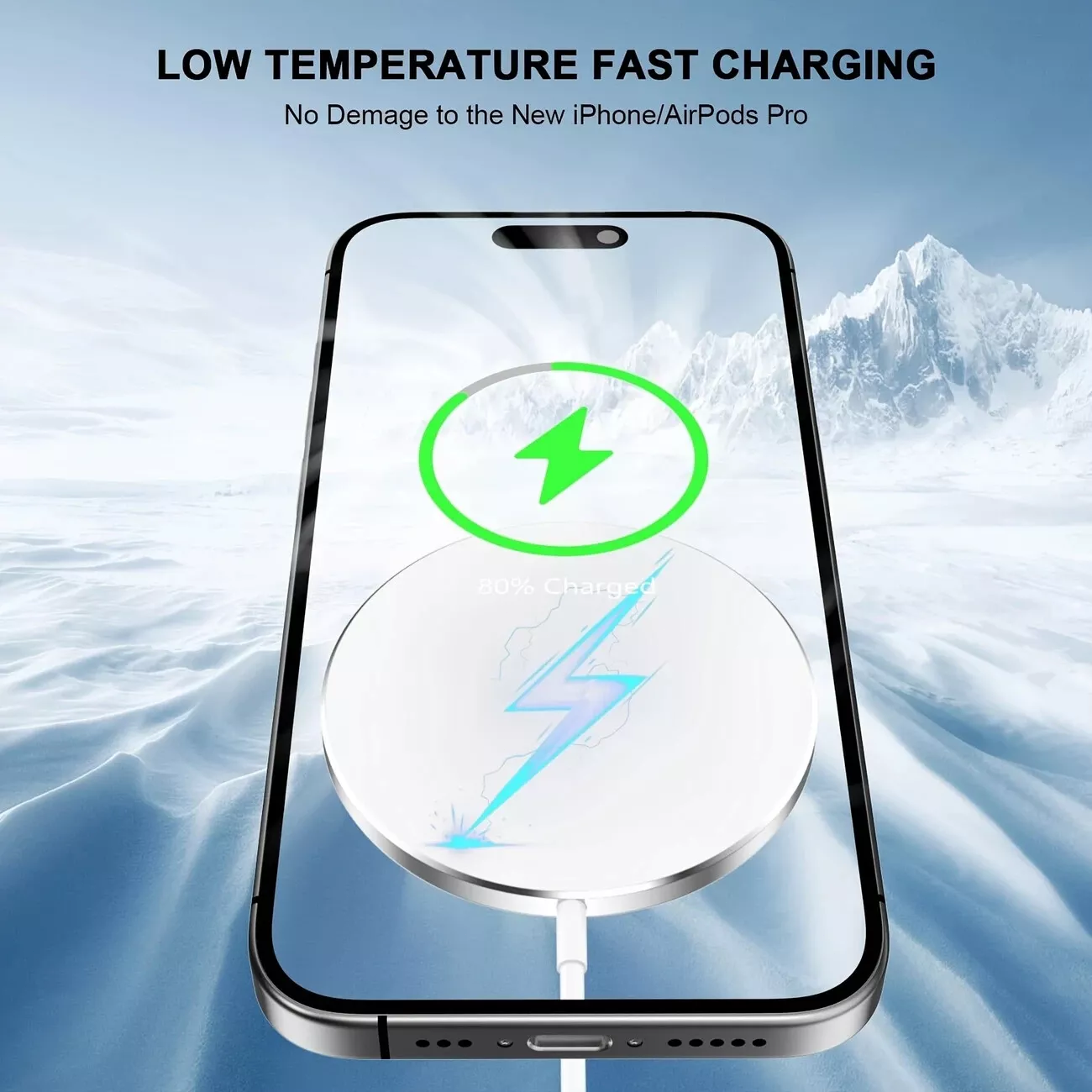 Cargador Inalambrico para iPhone-GSMPRO.CL