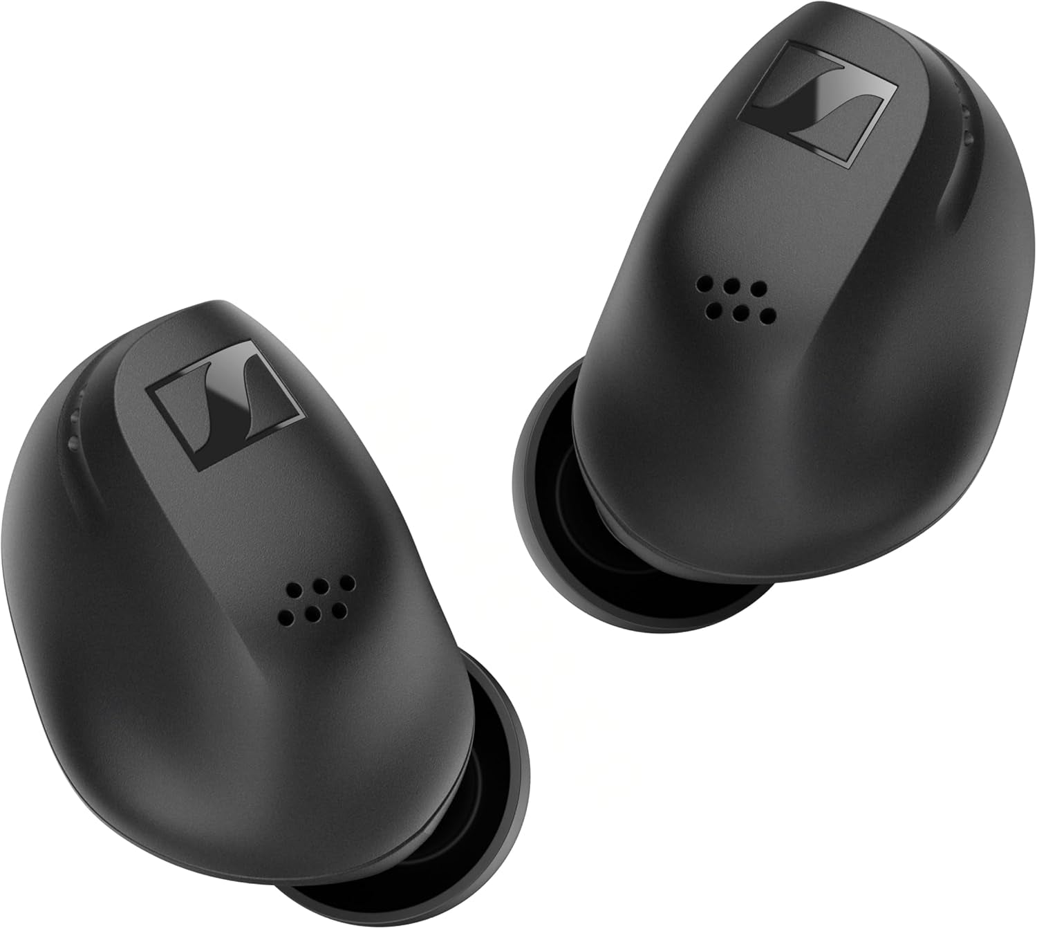Sennheiser ACCENTUM True Wireless Auriculares - Sonido Nítido Con ANC Híbrida, Diseño Ergonómico, 28 Horas De Duración De Batería, Interfaz Táctil Y Calidad De Llamada Con Doble Micrófono - Negro