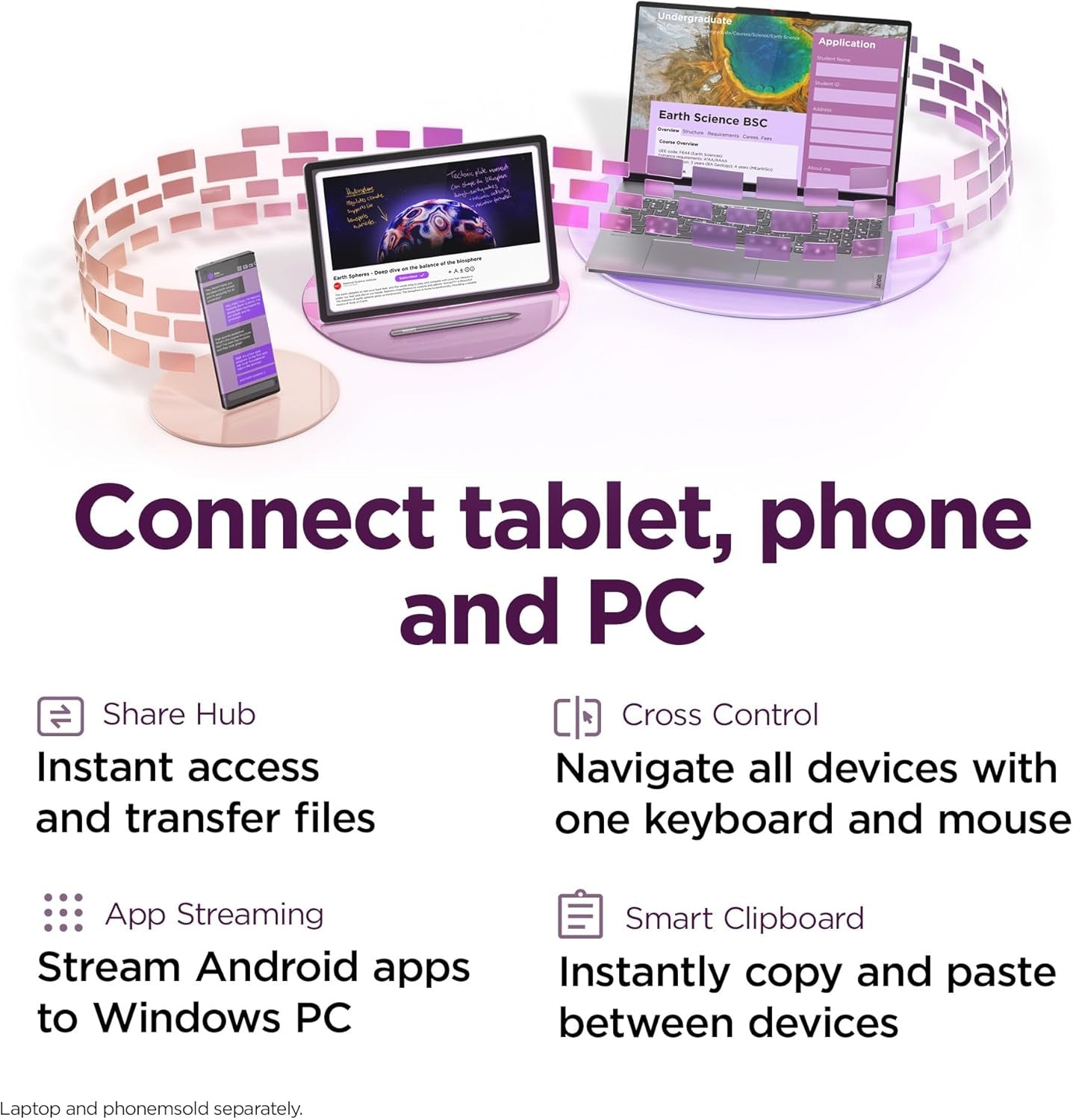 Idea Tab Pro with Google Gemini - Student Tablet - 12.7” 3K LCD Display - 8 GB Memory - 128 GB Storage - Mediatek Dimensity 8300 - Includes Pen and Folio Case