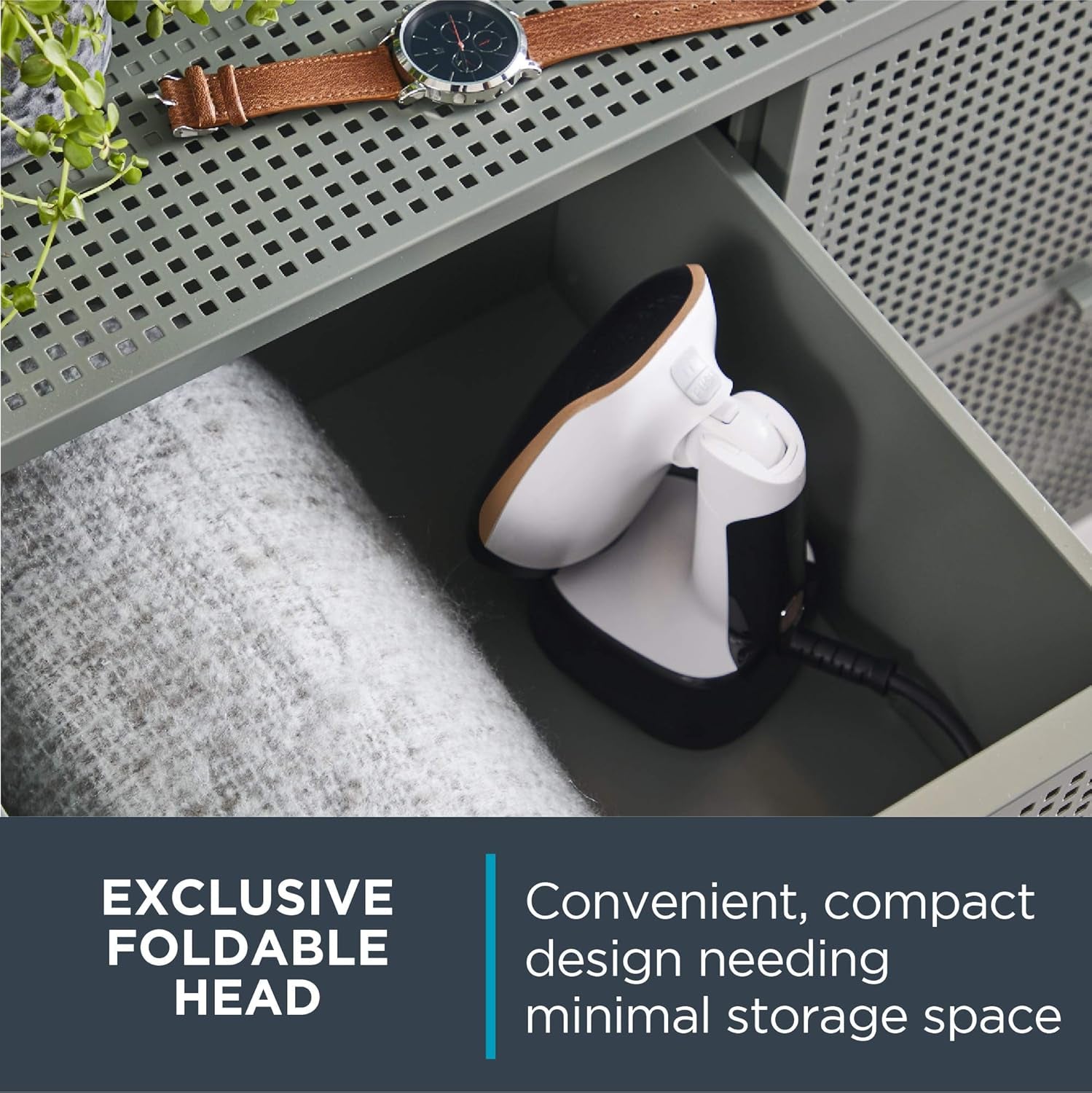 , Steamer for Clothes, Access Steam Handheld Steamer, 15 Second Heatup, 4 Ounce Capacity, 1150 Watts, Portable, Ironing, Travel Must Have, White Clothes Steamer, DR3030