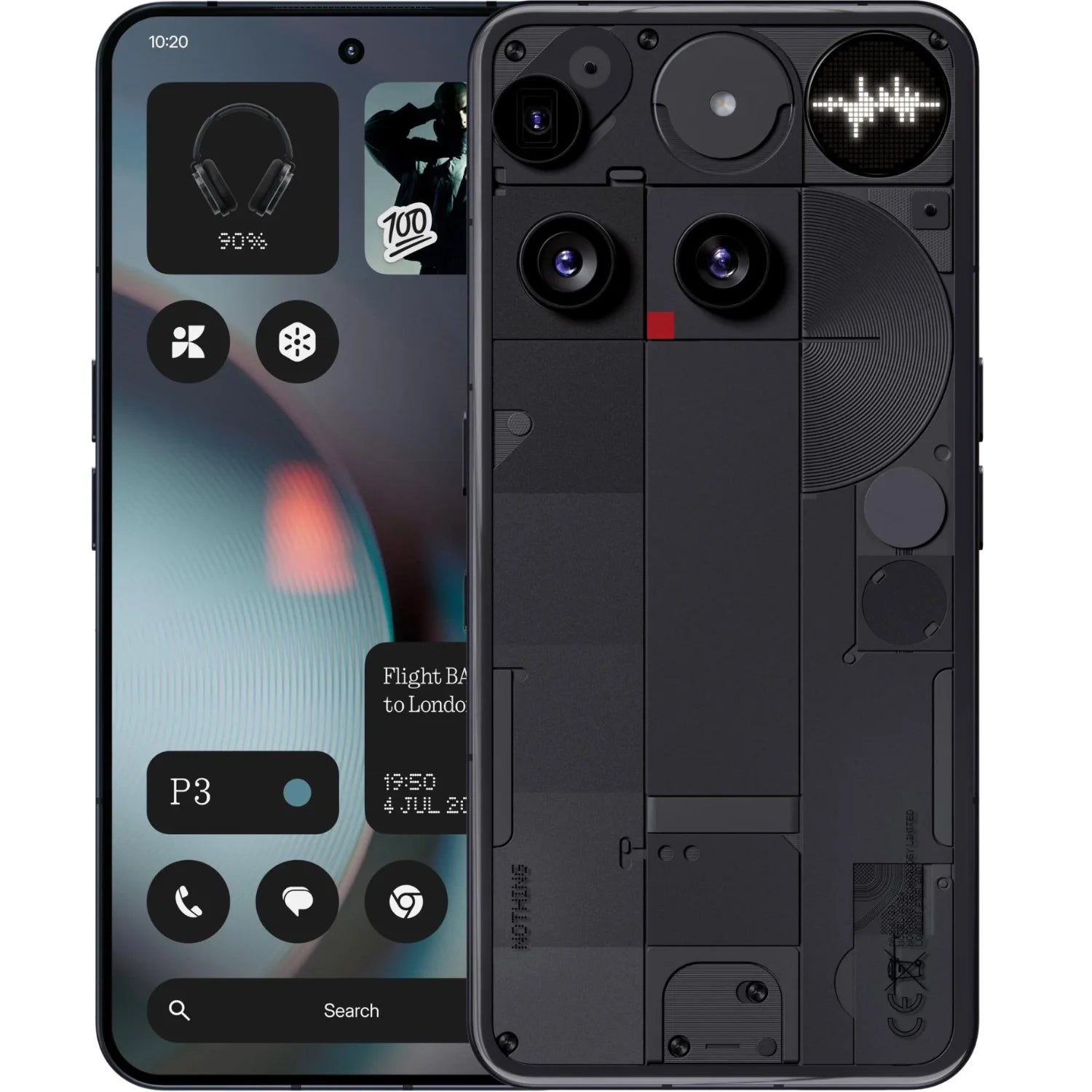 Nothing Phone 3: Diseño Icónico, Interfaz Glyph y Nothing OS