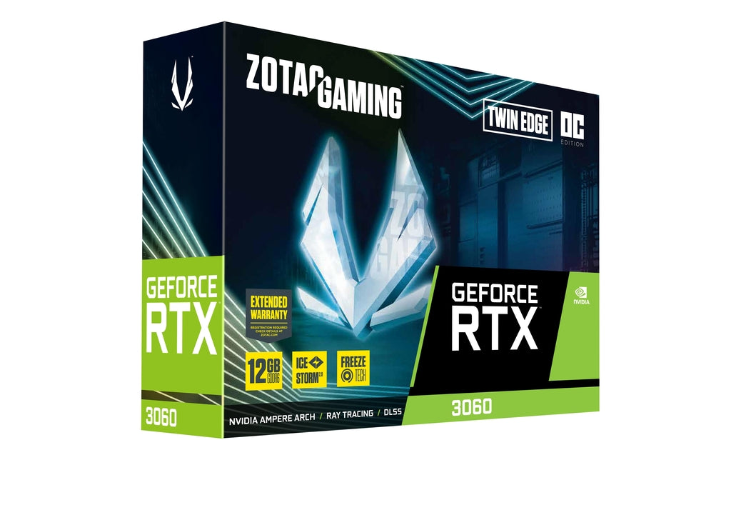 Tarjeta Grafica GPU ZOTAC Gaming GeForce RTX 3060 Twin Edge OC