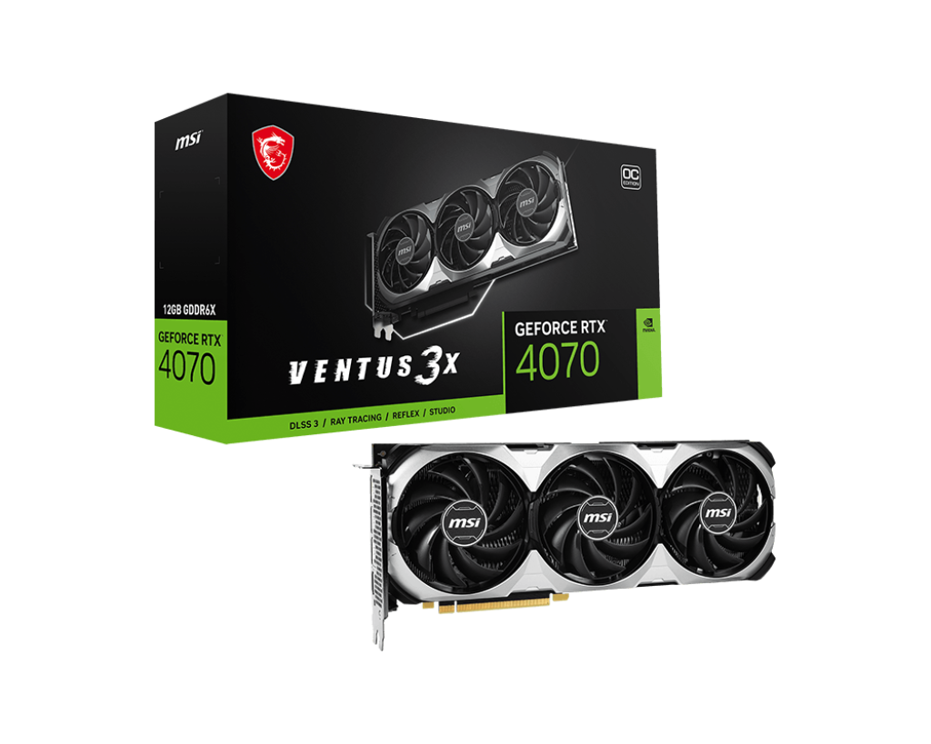 MSI GeForce RTX 4070 VENTUS 3X 12G OC