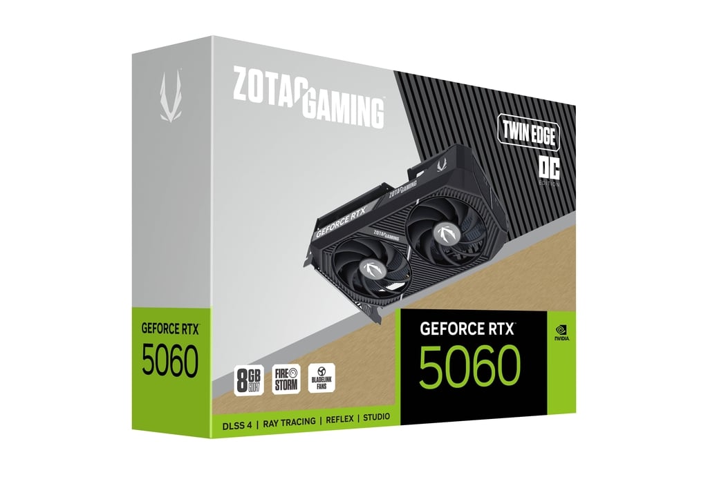 ZOTAC Gaming GeForce RTX 5060 Twin Edge OC GPU
