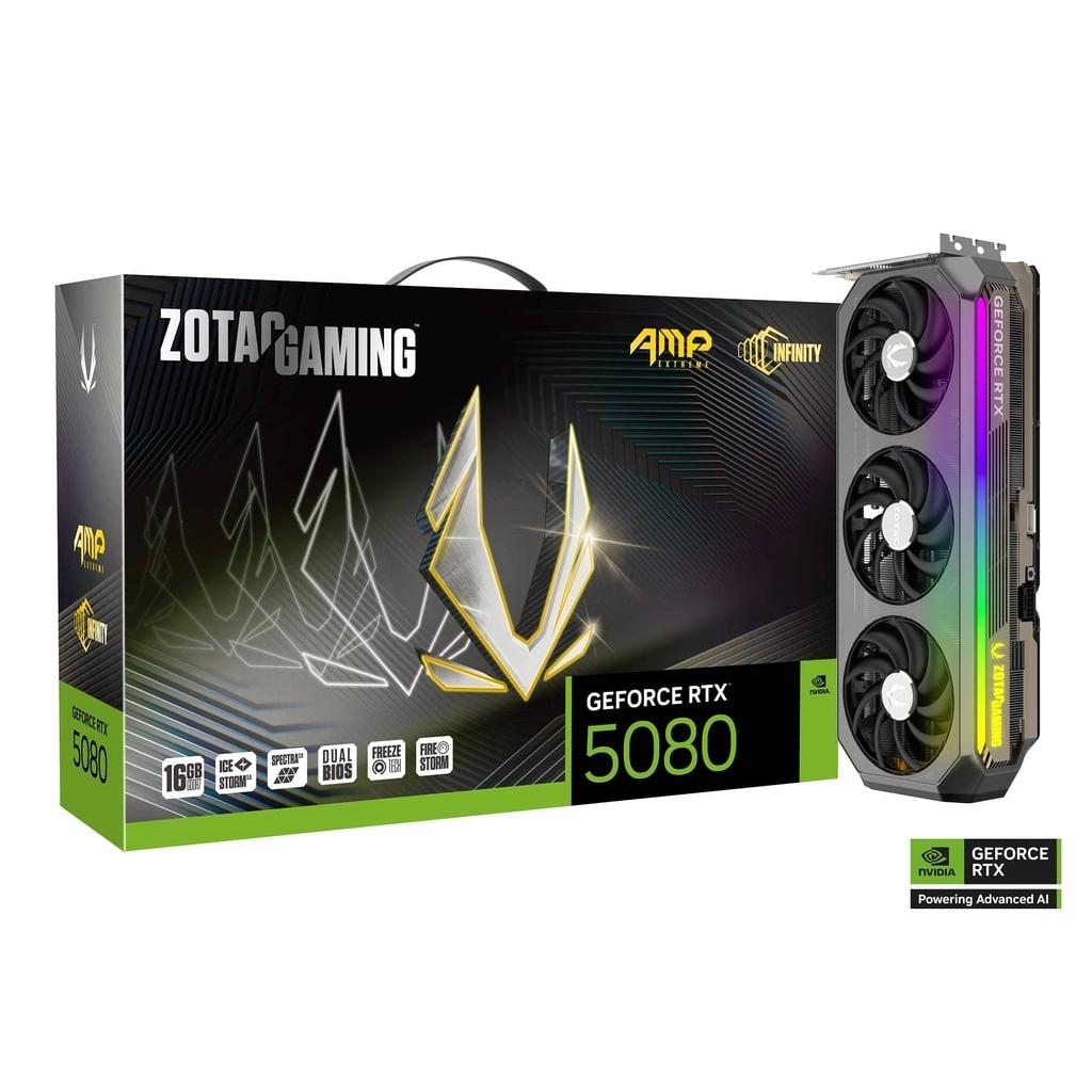 Zotac Gaming GeForce RTX 5080 AMP Extreme Infinity 16G GDDR7-GSMPRO.CL
