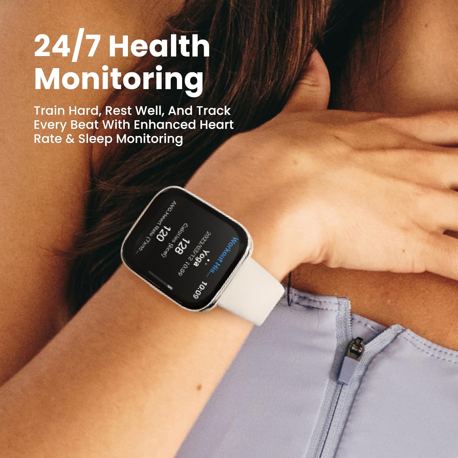 Bip 5 Unity Smart Watch 46Mm, 11-Day Battery, Fitness Activity Tracker with 120+ Sports Modes, Heart Rate & Sleep Monitor, Customizable Watch Faces, for Android & Iphone, Pink