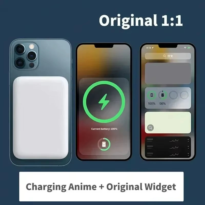 Power Bank Magnético Xiaomi de 500.000 mAh con Carga Rápida Inalámbrica de 25W. Batería Portátil de Gran Capacidad para iPhone (MagSafe), Samsung y Google Pixel