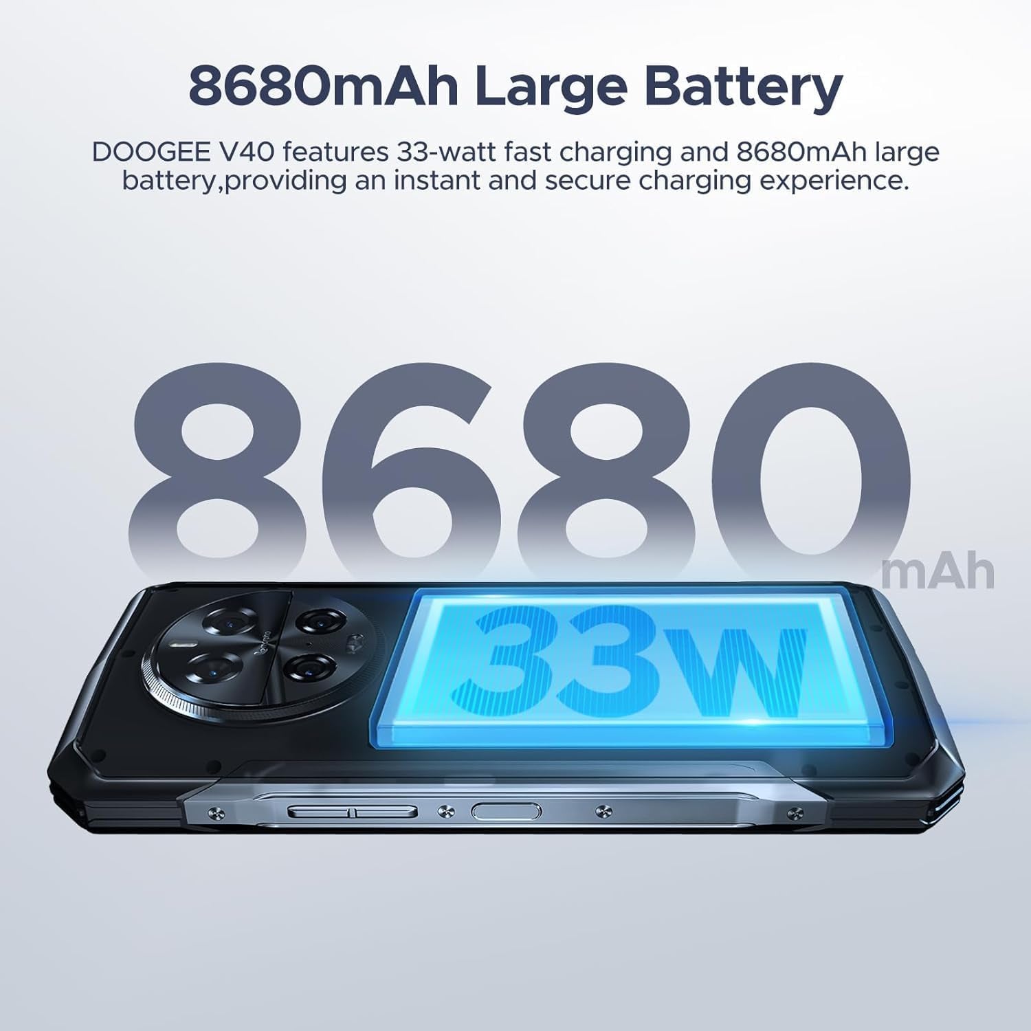 V40 Rugged Smartphone 5G Unlocked,512Gb+32Gb Rugged Phone,4Nm D7300,6.78" Fhd+120Hz Rugged Cell Phone,108Mp+Ai Camera,8680Mah Battery 33W,NFC/5G Dual Sim/Wifi 6E/Face/Fingerprint ID