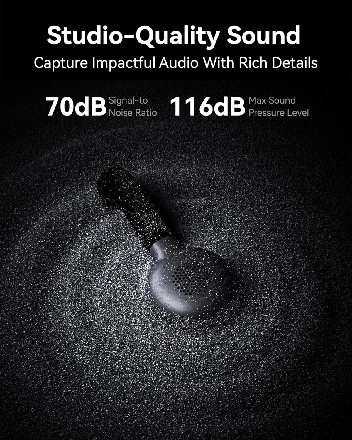 Lark M2S Ultimate Combo (Camera RX+USB-C Rx+Lightning RX) Wireless Lavalier Microphone for Iphone/Camera/Android/Pc, Compact Mic, Titanium Clip, Noise Cancelling, Content Creation