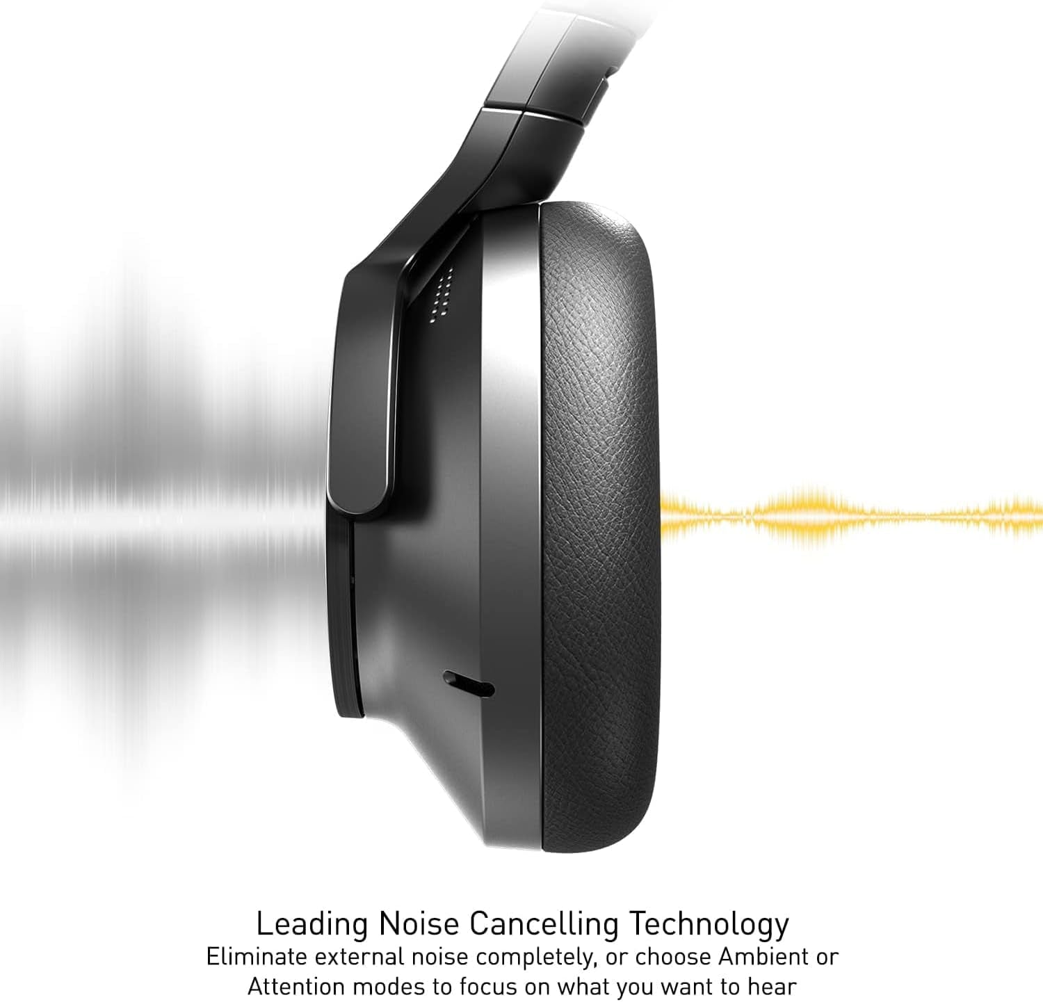 - Wireless Noise Cancelling Over-Ear Headphones with 2 Device Multipoint Connectivity - EAH-A800-K Black